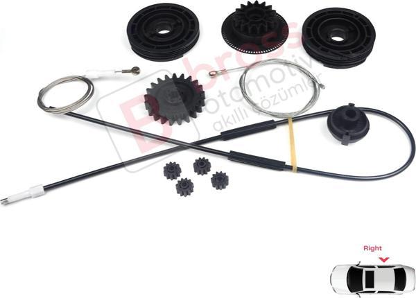 Mercedes Vito Viano W639 W447 için Sağ Yan Elektrikli Sürgülü Kapı Tamir Takımı 6398200442 - Image 1