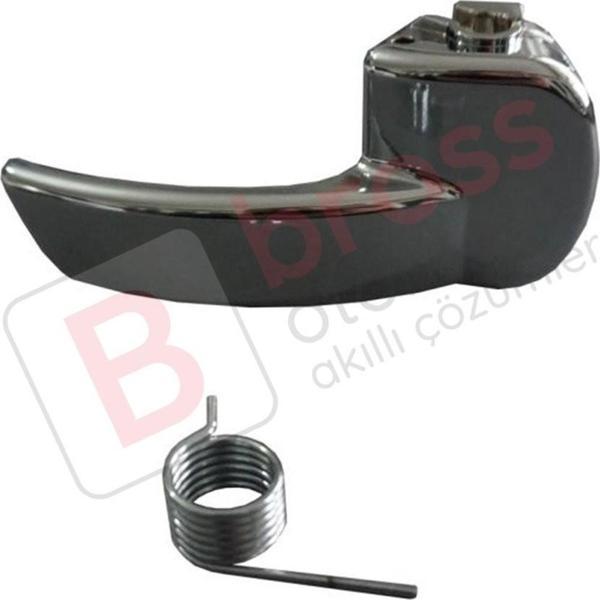 Nissan Qashqai 2007-2013 J10 JJ10 İçin Alüminyum Kaplama Paslanmaz İç Sağ Kapı Kolu - Image 1
