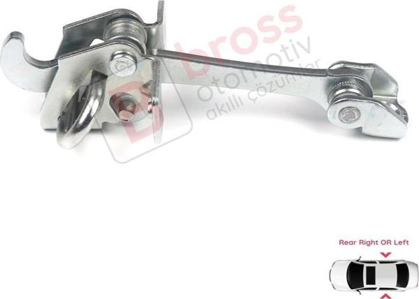 Opel Astra G Zafira A İçin Arka Sağ veya Sol Kapı Gergi Yayı 160243 24430393  - Image 1
