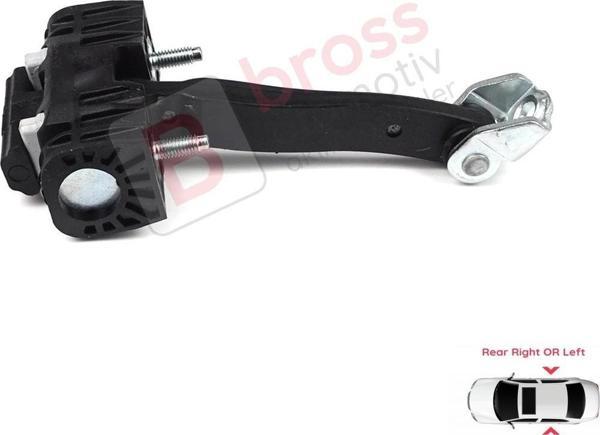 Opel Astra H 4/5 Kapı 2004-2014 için Arka Sağ veya Sol Kapı Gergi Yayı 5160252 13107851 - Image 1