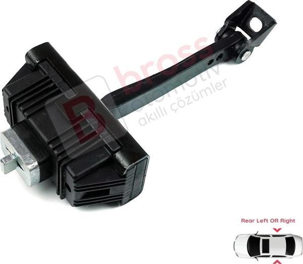 BMW X3 E83 2003-2011 için Arka Sağ veya Sol Kapı Gergisi 41527176802 - Image 1