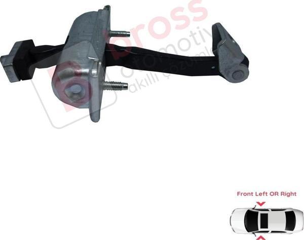 Opel Corsa D E 3-Kapı İçin Ön Sağ veya Sol Kapı Gergi Yayı 5160259 13242975 - Image 1