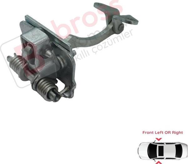 Bross Otomotiv Peugeot 306 1993-2002 İçin Ön Sağ veya Sol Kapı Gergi Yayı 9181E5 - Image 1
