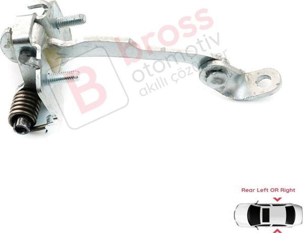 Citroen C3 MK1 MK2 2002-2016 İçin Arka Sağ veya Sol Kapı Gergi Yayı 9181L9  - Image 1