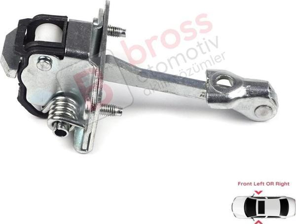 Citroen C3 MK2 SC A51 2009-2016 İçin Ön Sağ veya Sol Kapı Gergi Yayı 9181Q4 - Image 1