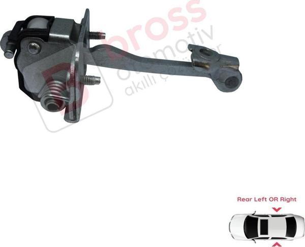 Citroen C4 MK2 NC DS4 MK1 NX İçin Arka Sağ veya Sol Kapı Gergi Yayı 9181R2 - Image 1