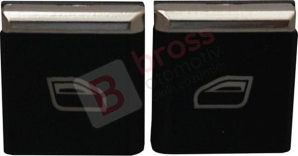 Porsche İçin 2 Adet Ön Kapılar Cam Açma Düğme Kapağı 7PP959858R DML - Image 1
