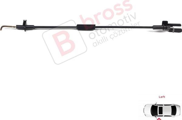 Fiat Albea Palio için Ön Sol Kapı Açma Teli 98822124 - Image 1