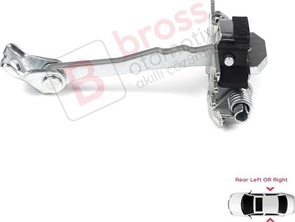 Renault Fluence Megane MK3 4/5 Door İçin Arka Sağ veya Sol Kapı Gergi Yayı 824306303R - Image 1
