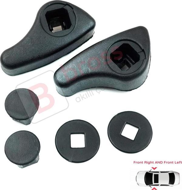 Renault Megane Kangoo MK1 Trafic MK2 için İki Adet Ön Koltuk Ayar Kolu 7701205078 7701205079 - Image 1