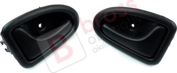 Renault Megane MK1 İçin Ön veya Arka Sağ Sol İç Kapı Kolu Siyah 8200028994 8200028995 - Image 1