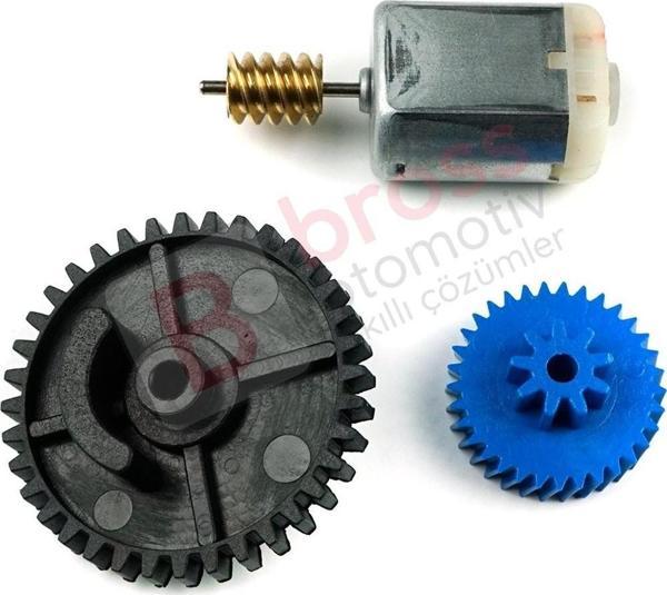 Ford Transit Connect MK1 2002-2013 için Sürücü Kapı Merkezi Kilit Dişli Motor 9T1Z6121813B - Image 1