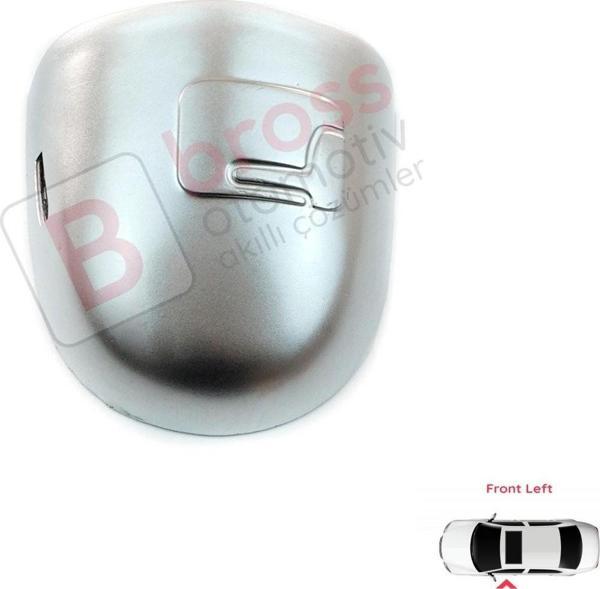 Renault Megane Scenic Laguna MK2 Primera P12 Clio 3 Modus Koleos İçin Sol Dış Kapı Kolu Şifre Kapağı - Image 1