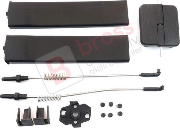 VW Caddy MK3 İçin Yan Sürgülü Cam Tamir Seti 2K0847781B - Image 1