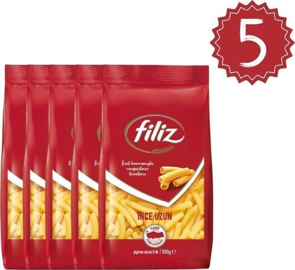 FİLİZ İnce Uzun Makarna 500grx5 adet - Image 1