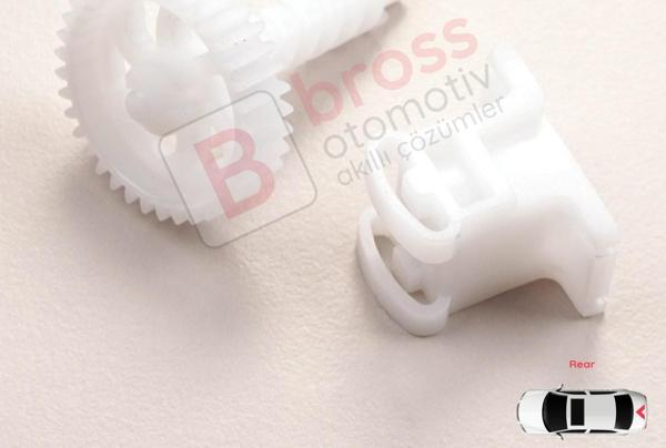 VW Seat Skoda İçin Arka Bagaj Kilit 2 Parça Dişli Seti 1T0827505 - Image 1