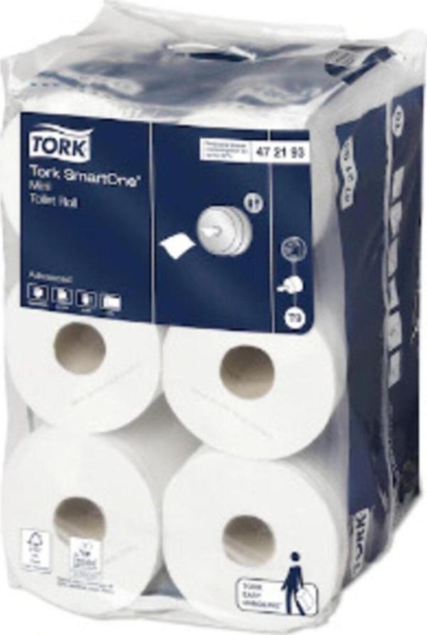 TORK 472193 Smartone Mini Tuvalet Kağıdı 112 Metre 12'li - Image 1