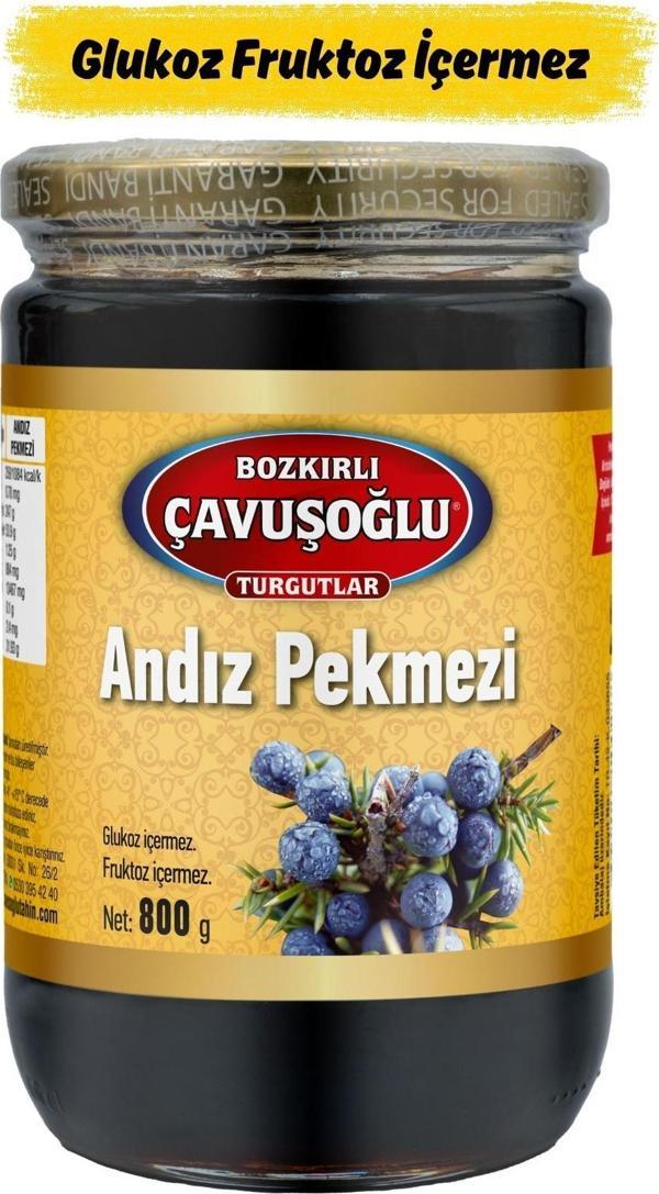 Bozkırlı Çavuşoğlu Andız Pekmezi 800g Cam Kavanoz - Image 1