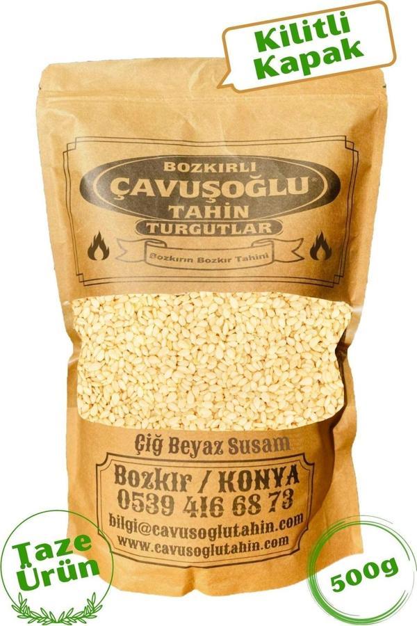 Bozkırlı Çavuşoğlu Kavrulmamış Çiğ Beyaz Susam 500g - Image 1
