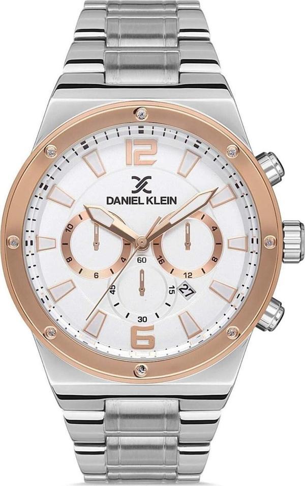 Daniel Klein Dk.Ft.1.215 Çelik Kordon 30 Mt Suya Dayanıklı Yeni Sezon Şık Tasarım Erkek Kol Saati - Image 1