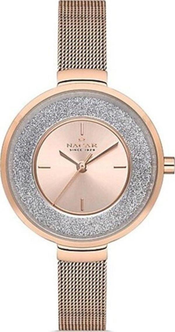 Nacar NC33-398855-RRMS Pembe Hasır Band Kadın Kol Saati - Image 1