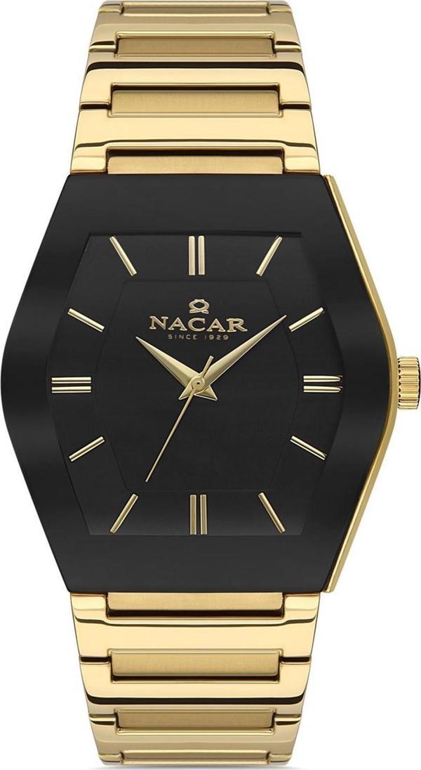 Nacar NC34-291046-DBCM Sarı Metal Band Erkek Kol Saati - Image 1
