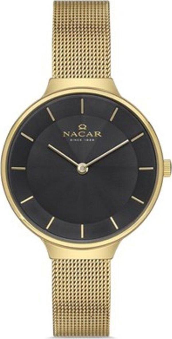 Nacar NC17-3920549-DBM Sarı Hasır Band Kadın Kol Saati - Image 1