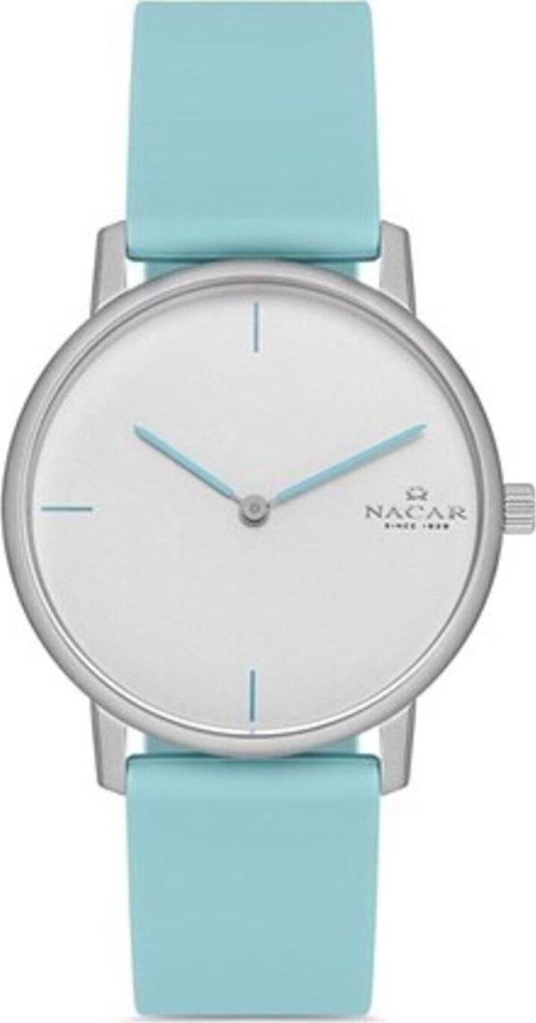Nacar NC17-3920673-ASS3 Mavi Silikon Kadın Kol Saati - Image 1