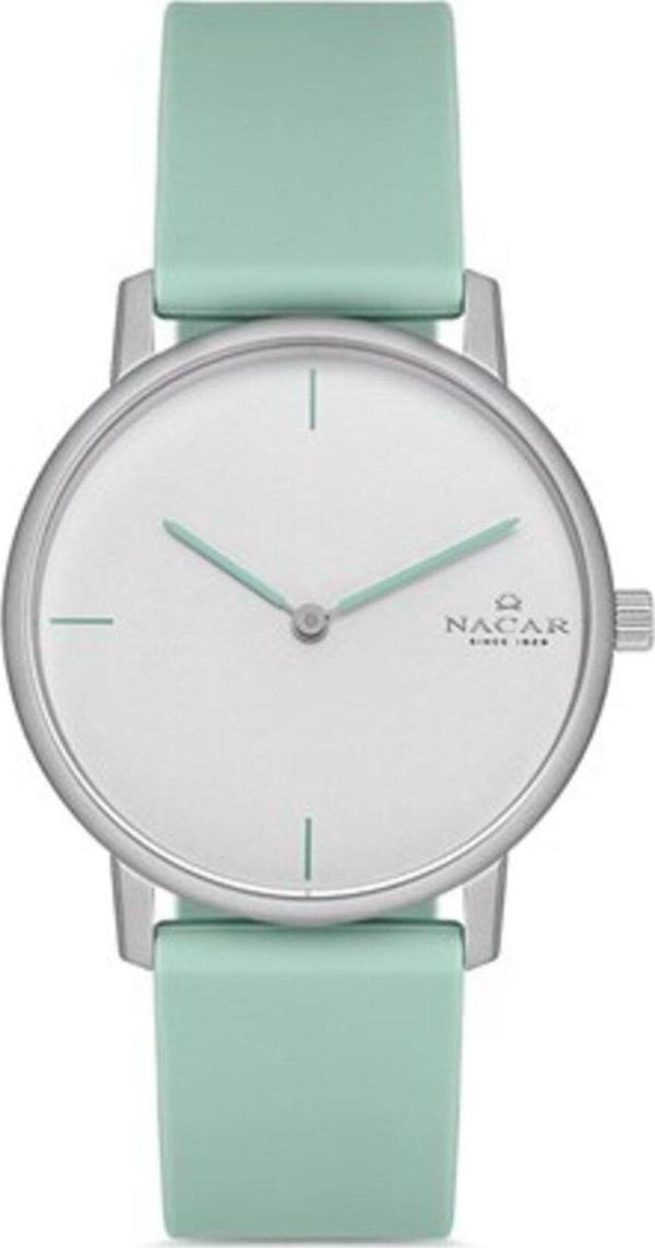 Nacar NC17-3920673-ASS6 Yeşil Silikon Kadın Kol Saati - Image 1