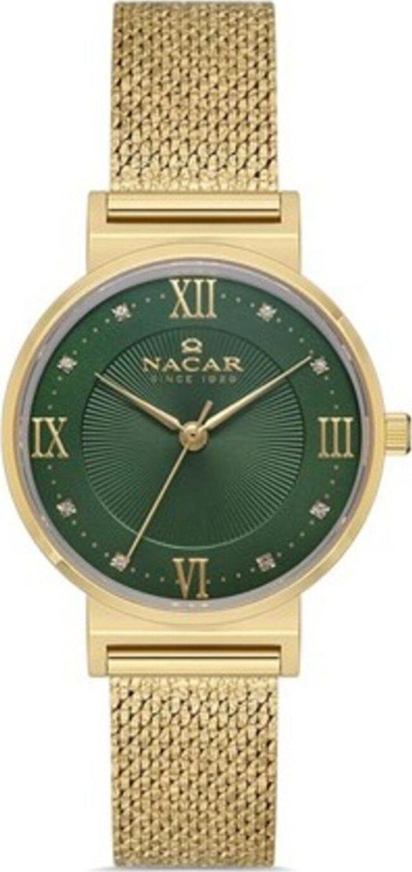 Nacar NC18-3914C631-DNMS Sarı Hasır Band Kadın Kol Saati - Image 1