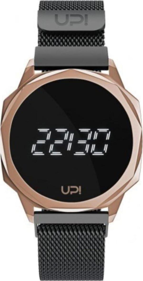 Up! Watch Unisex Kol Saati Icon Rose Black Loop Band - Image 1