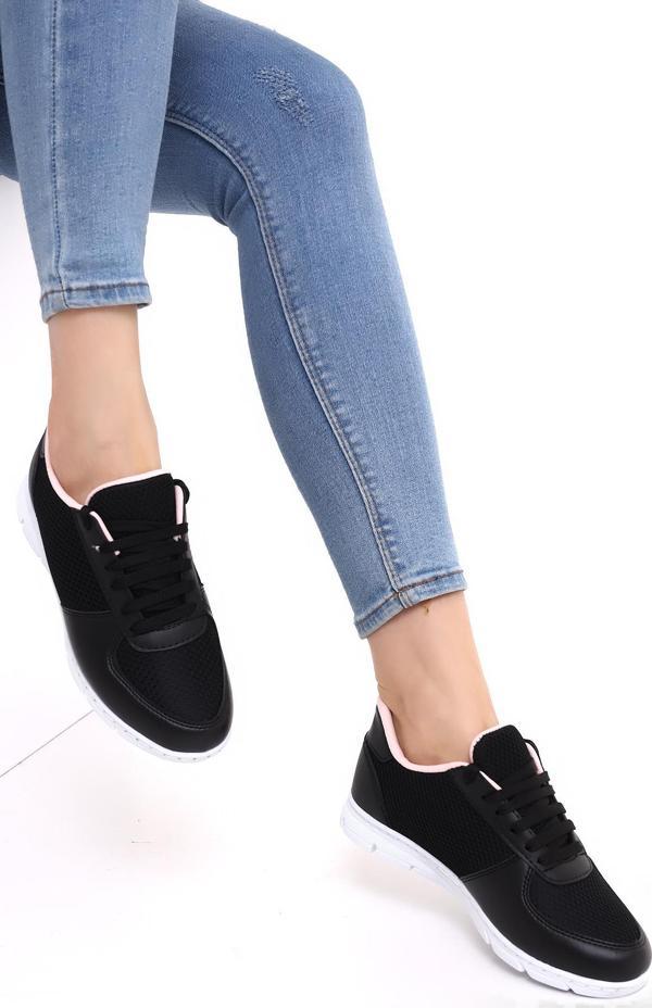 Wordex F1 Günlük Kadın Fileli Yazlık Sneaker Spor Ayakkabı - Image 1