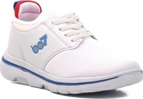 Ayakmod BST-356-F Beyaz Çocuk Spor Ayakkabı - Image 1