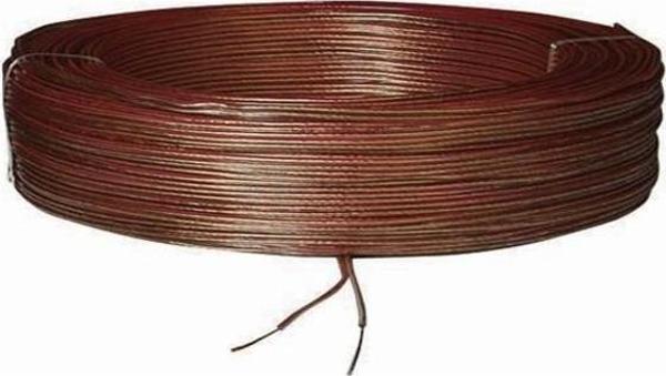 KABLO 2X1.5 CU BAKIR ŞEFFAF KODLU HOPARLÖR KABLOSU (100 MT)  FULL BAKIR (2818) - Image 1