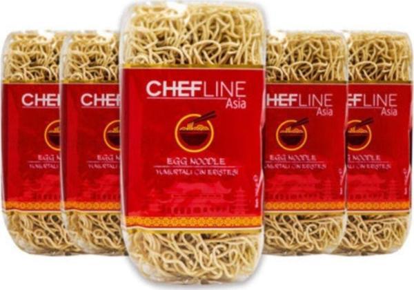 Chefline Asia Yumurtalı Çin Eriştesi Yumurtalı Noodle 350 Gr X 5 Adet - Image 1