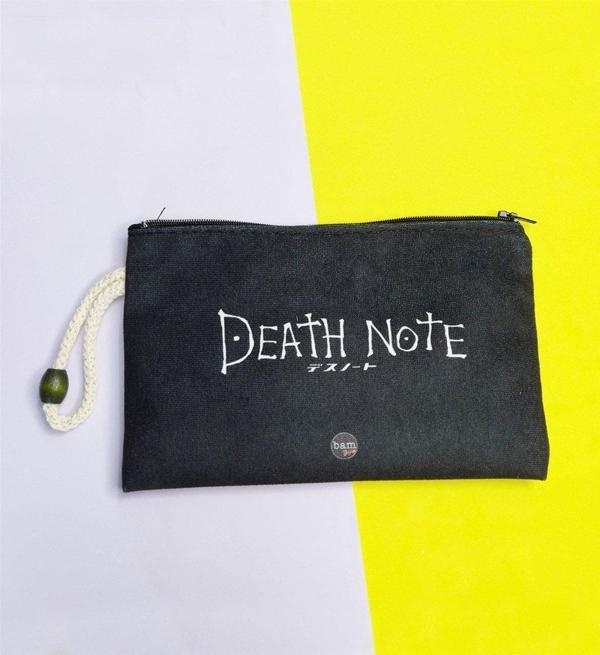 Death Note Tasarımlı Bez Kalemlik Cüzdan - Image 1