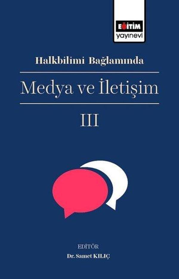 Halkbilimi Bağlamında Medya ve İletişim 3 - Eğitim Yayınevi - Image 1