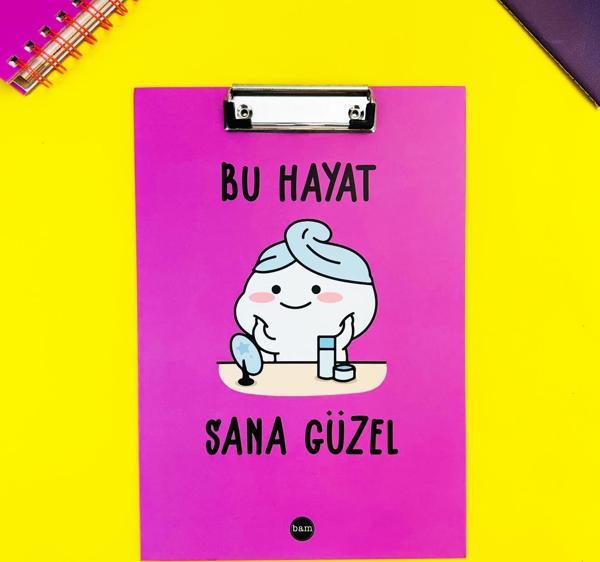 Bu Hayat Sana Güzel Tasarımlı Sekreterlik - Image 1