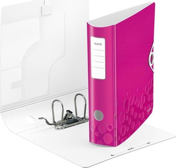 Leitz 1106 Active WOW Pembe Lastikli Geniş Klasör - Image 1