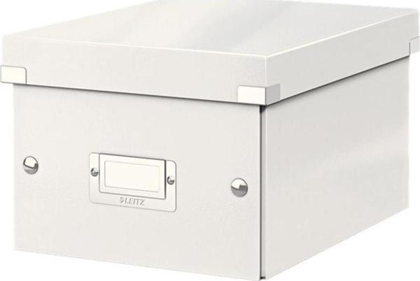 Leitz 6043 WOW Metalik Beyaz Küçük Boy Saklama Kutusu - Image 1