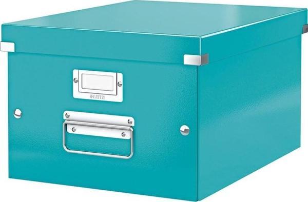 Leitz 6044 WOW Buz Mavisi Orta Boy Metalik Saklama Kutusu - Image 1