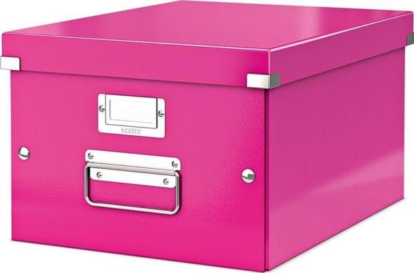Leitz 6044 WOW Metalik Pembe Orta Boy Saklama Kutusu - Image 1