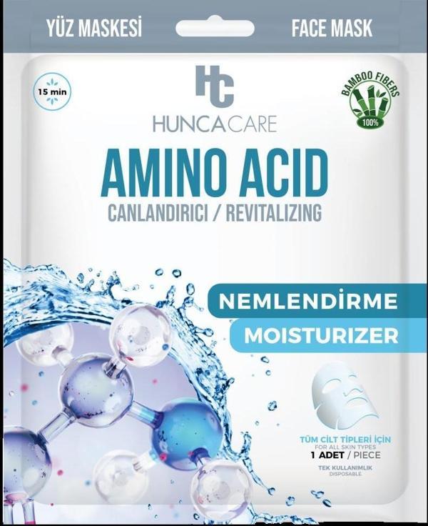 HUNCA CARE AMINO ACID KAĞIT YÜZ MASKE – CANLANDIRICI / REVITALIZING  - Image 1