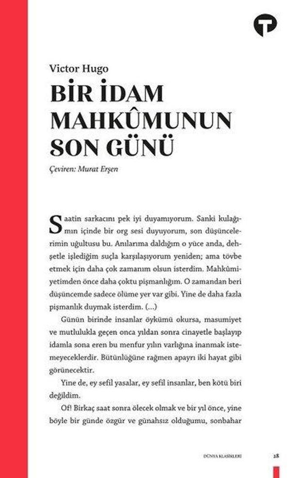 Bir İdam Mahkumunun Son Günü - Turkuvaz Kitap - Image 1