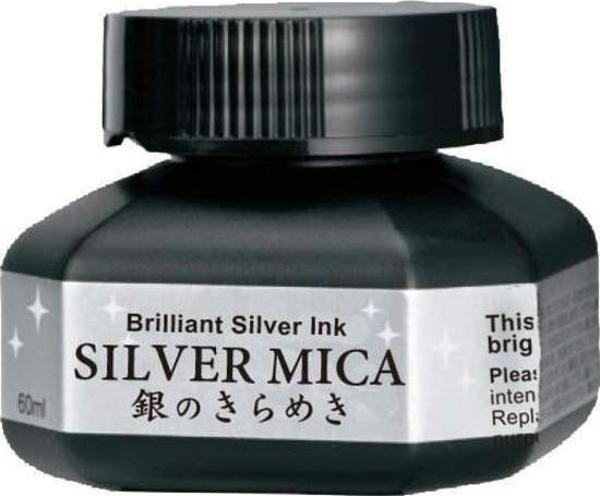 Zig Silver Mica Metalik Gümüş Mürekkep 60 ml. - Image 1