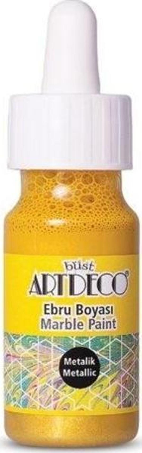 Artdeco Ebru Boyası 21 Metalik Altın - Image 1