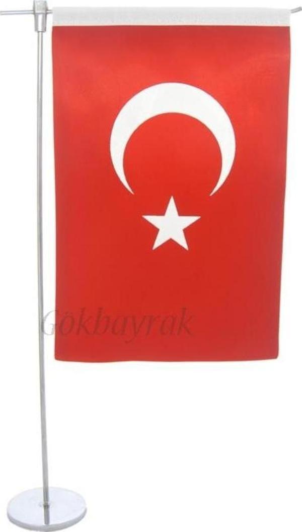 L-Tipi Türk Masa Bayrağı (15 lik ) - Image 1