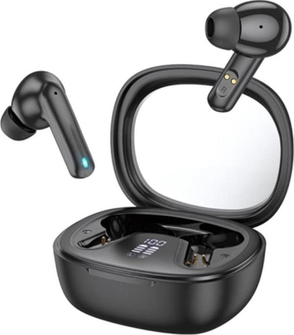 Coofbe Şarj Göstergeli Bluetooth Vers.5.3 TWS Stereo Kulakiçi Bluetooth Kulaklık HIFI Jerry Cipli  - Image 1