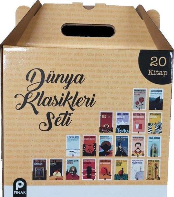 Dünya Klasikleri Seti - Kutulu - 20 Kitap Takım - Pınar Yayıncılık - Image 1