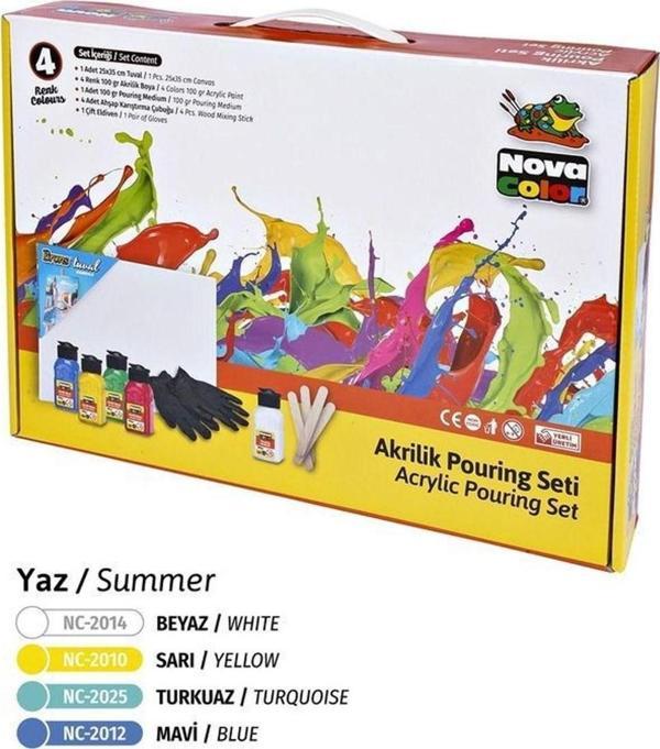 Nova Color Akrilik Pouring Set YAZ  - Image 1